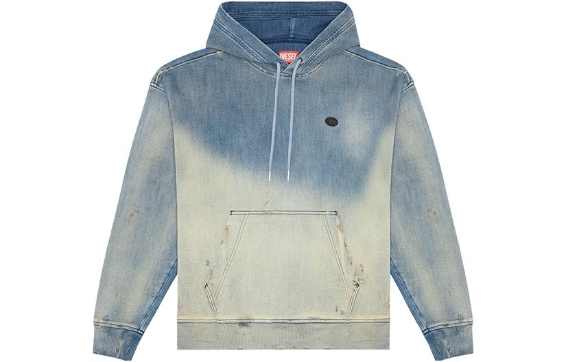 Diesel Faded Effect Sweatshirt Blue Style A0393909G4801