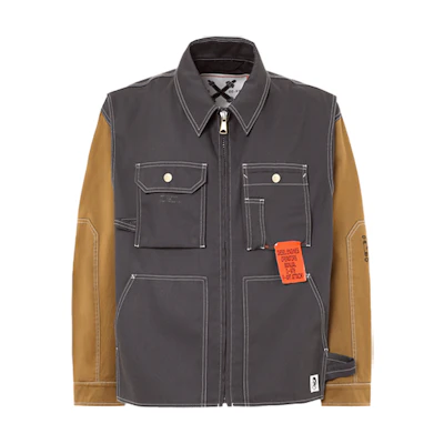 Diesel FW21 J-Howe-Ls Patchwork Jacket Men’s Gray A02681-0KCAG5IW