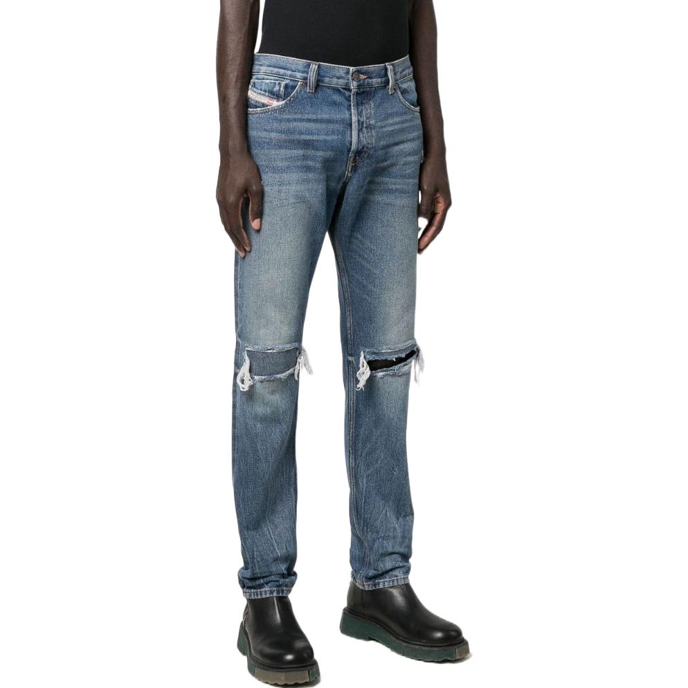 Purchase DIESEL FW22 1995 直筒破洞牛仔褲 男款 藍色 A0356809E0201