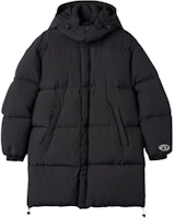 DIESEL FW22 Black Detachable Hood Long Sleeve Down Jacket. A062850AEAI9XX DIESEL FW22 Black Detachable Hood Long Sleeve Down Jacket. A062850AEAI9XX
