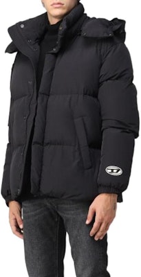 DIESEL FW22 Jaket Puff Lengan Panjang Hitam Hooded Down. A064230BFAQ9XX Purchase DIESEL FW22 Jaket Puff Lengan Panjang Hitam Hooded Down. A064230BFAQ9XX