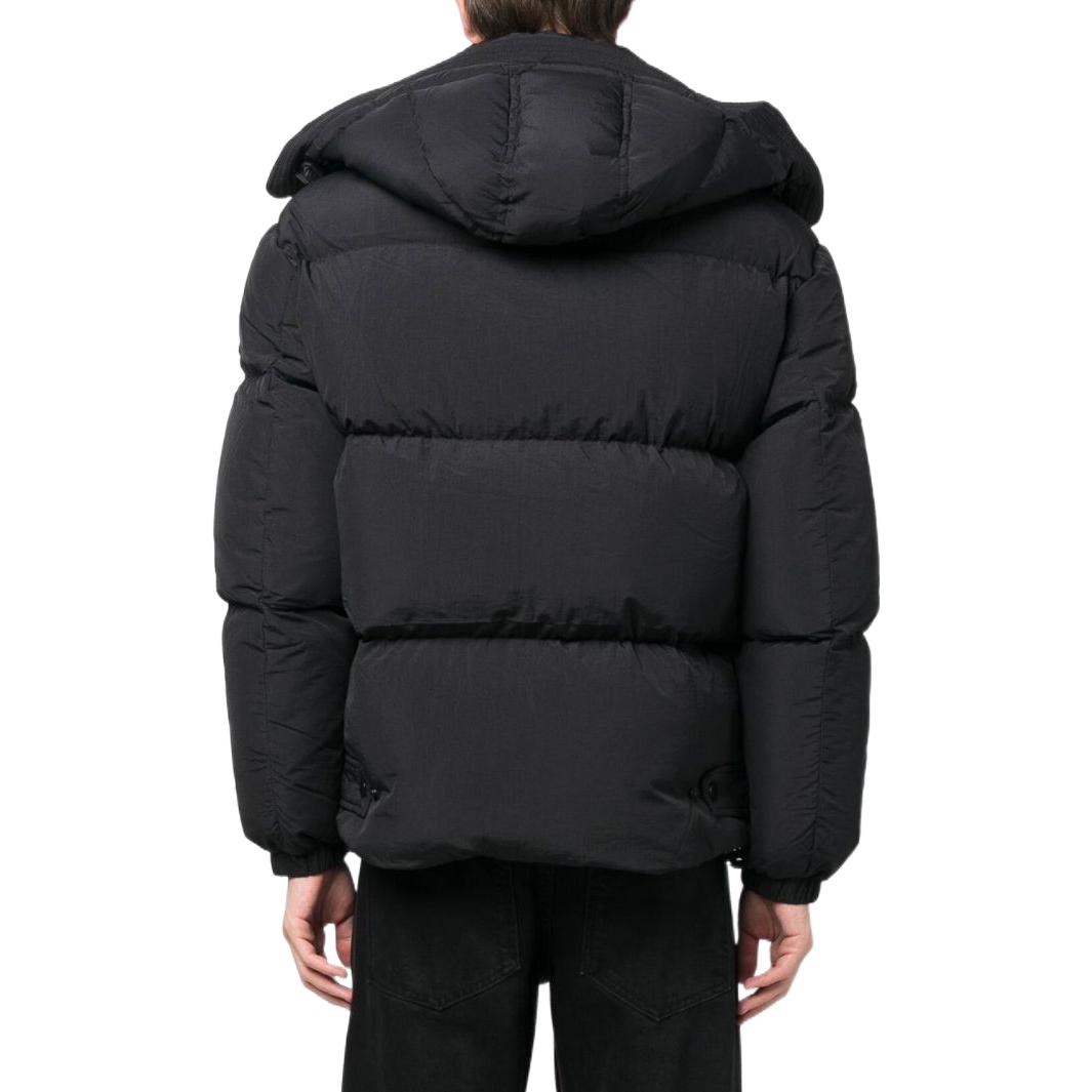 Shop DIESEL FW22 黑色连帽长袖夹克衫. A068150AEAI9XX