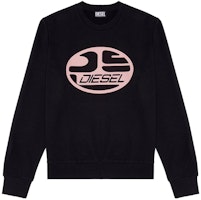 DIESEL FW22 Black Logo Graphic Long-Sleeve Sweatshirt A064940HAYT-BK DIESEL FW22 Black Logo Graphic Long-Sleeve Sweatshirt A064940HAYT-BK