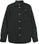 Buy DIESEL FW22 Black Long Sleeve Shirt with Solid Color Chest Pocket. A062180JKKH9XX