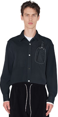 DIESEL FW22 Black Long Sleeve Shirt with Solid Color Chest Pocket. A062180JKKH9XX Sizing DIESEL FW22 Black Long Sleeve Shirt with Solid Color Chest Pocket. A062180JKKH9XX