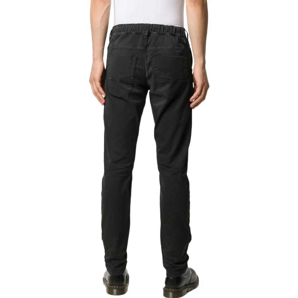 DIESEL FW22  Black Low-Rise Straight-Leg Jeans A000880670M900 圖 5