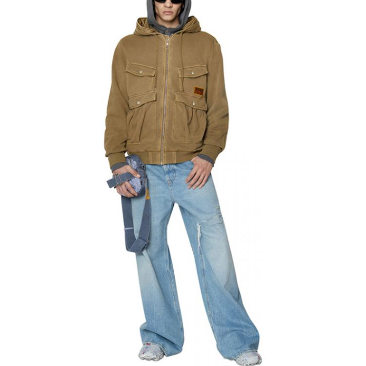 DIESEL FW22  Blue Flared Wide-Leg Jeans Casual Style A0637109E2501 圖 3