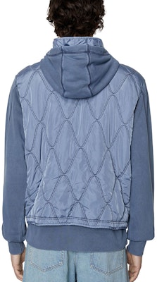 DIESEL FW22 藍色多口袋連帽拉鍊飛行夾克。 A063190LCAL8AR Shop DIESEL FW22 藍色多口袋連帽拉鍊飛行夾克。 A063190LCAL8AR