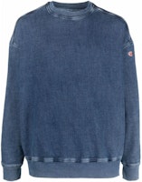 DIESEL FW22 Blue Logo Print Crewneck Long Sleeve Sweatshirt. A0394309C9901 DIESEL FW22 Blue Logo Print Crewneck Long Sleeve Sweatshirt. A0394309C9901