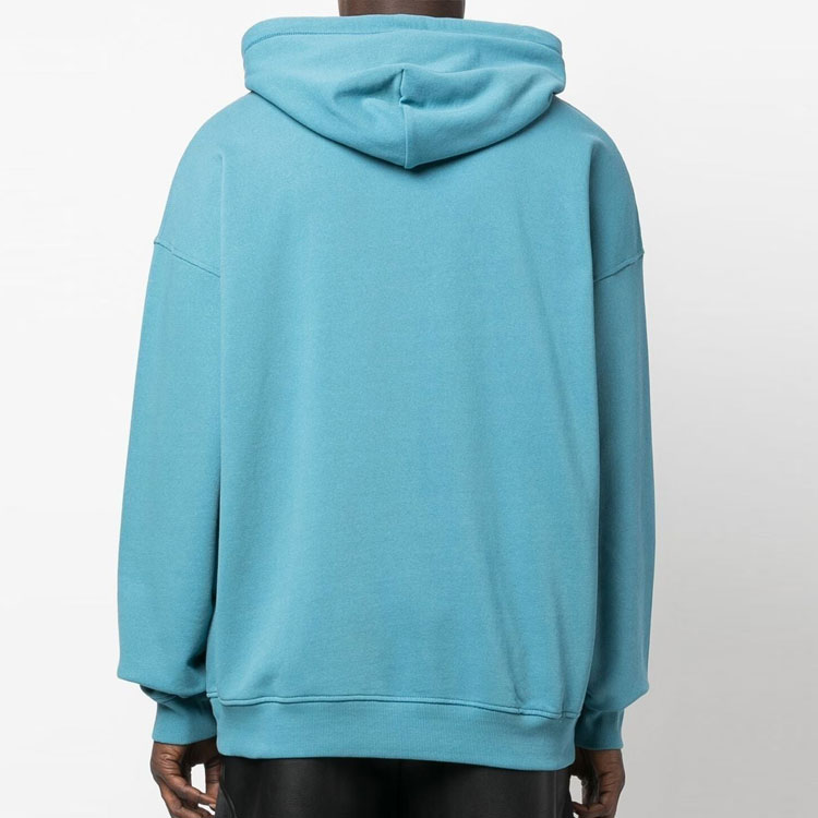 DIESEL FW22  Blue Logo Print Long Sleeve Pullover Hoodie A063860DFAF8MB 圖 4