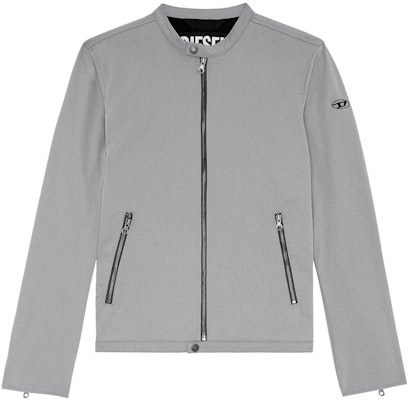 DIESEL FW22 Chaqueta Gris Manga Larga con Parche de Logo. A062520IGAA-98B Buy DIESEL FW22 Chaqueta Gris Manga Larga con Parche de Logo. A062520IGAA-98B