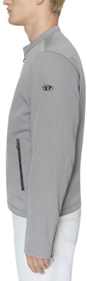 DIESEL FW22 Chaqueta Gris Manga Larga con Parche de Logo. A062520IGAA-98B Details for DIESEL FW22 Chaqueta Gris Manga Larga con Parche de Logo. A062520IGAA-98B
