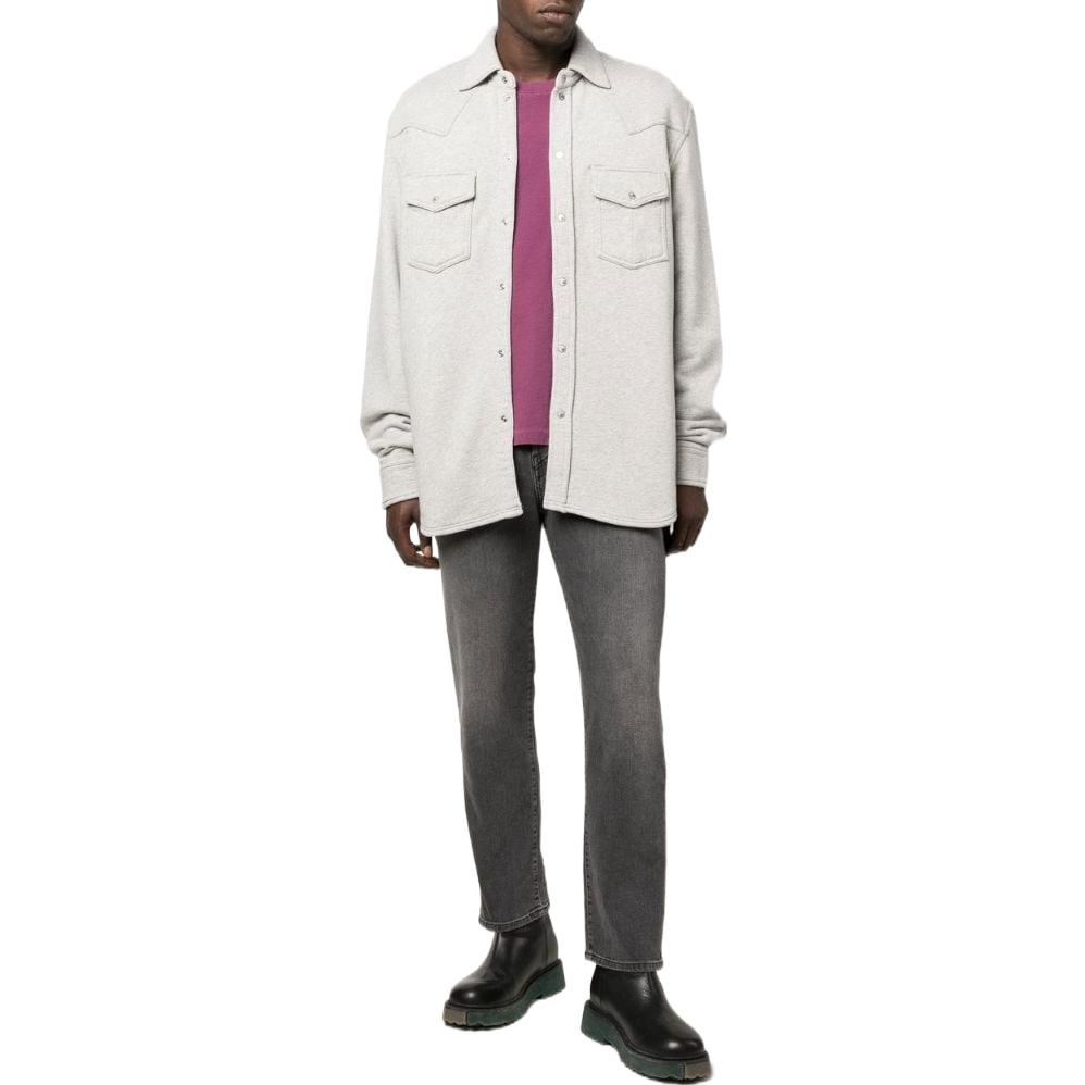 DIESEL FW22  Gray Straight-Leg Button Denim Jeans. A0515709D4902 圖 3