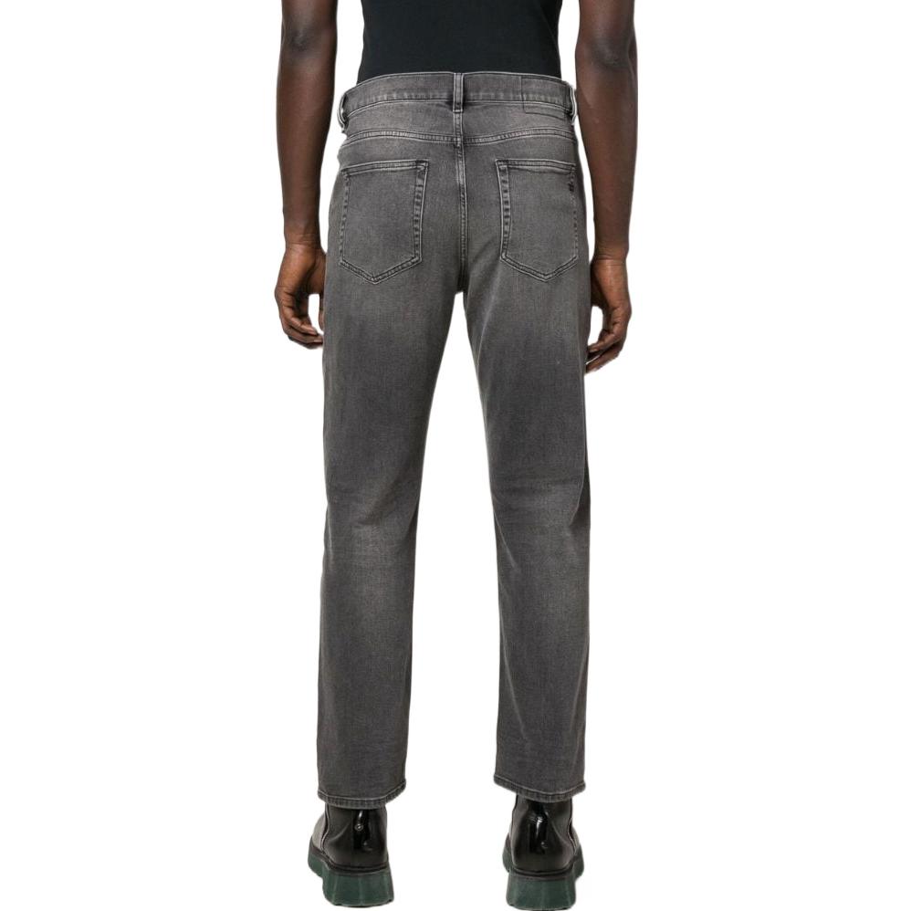 DIESEL FW22  Gray Straight-Leg Button Denim Jeans. A0515709D4902 圖 4