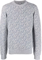 Order DIESEL FW22 Logo Jacquard Knit Sweater Grey A082360PEAK81E