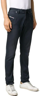 DIESEL FW22 Low-Rise Slim Fit Black Jeans with Lace-Up Design A000880670M8IE Purchase DIESEL FW22 Low-Rise Slim Fit Black Jeans with Lace-Up Design A000880670M8IE