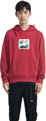 ディーゼル FW22 レッドロゴプリントパーカー. A068080JFAV44Q 1