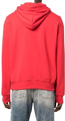 DIESEL FW22 Red Logo Printed Drawstring Hoodie Long Sleeve Sweatshirt A037570BAWT44Q Shop DIESEL FW22 Red Logo Printed Drawstring Hoodie Long Sleeve Sweatshirt A037570BAWT44Q