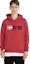 Details for DIESEL FW22 Red Logo Printed Drawstring Hoodie Long Sleeve Sweatshirt A037570BAWT44Q