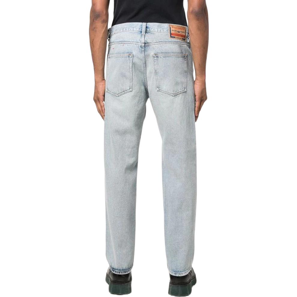 Purchase ディーゼル FW22 ストレートブルーデニムジーンズ クラシックパッチスタイル A0356409C1401