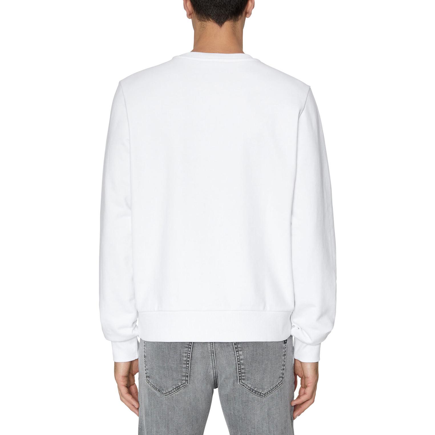 Purchase DIESEL FW22 Baju Lengan Panjang Putih Cetakan Logo. A064940HAYT-WH