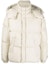 Buy DIESEL FW22 Beige Jacket with Removable Hood and Logo Patch Design A064230BFAQ173