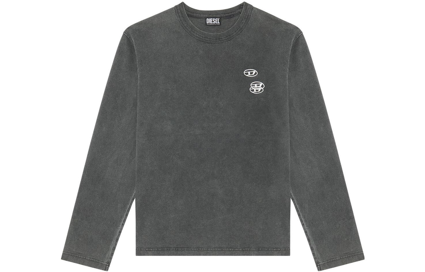 Diesel FW22 Black Crewneck Casual Sweatshirt A095980EJAC-900