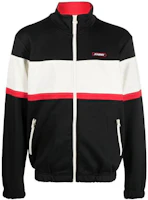 Order Diesel FW22 Black Logo Patch Stand Collar Track Jacket A066080NEAG900