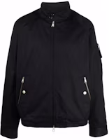 Diesel FW22 Black Solid Color Zip-Up High-Neck Jacket A027100HCAR9XX Diesel FW22 Black Solid Color Zip-Up High-Neck Jacket A027100HCAR9XX