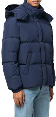 Diesel FW22 Blue Solid Color Hooded Long Sleeve Jacket A062870AEAI9XX Purchase Diesel FW22 Blue Solid Color Hooded Long Sleeve Jacket A062870AEAI9XX