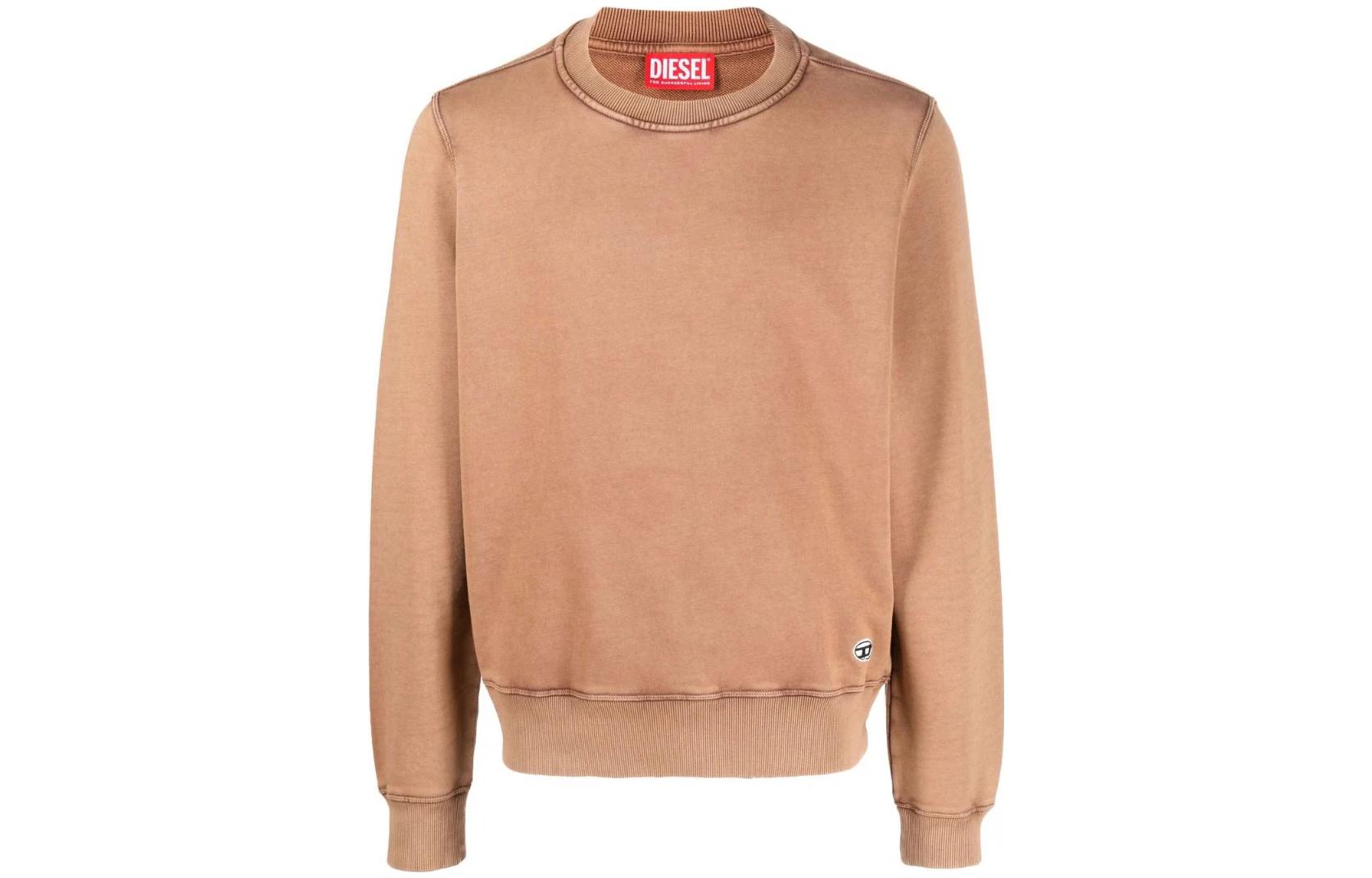 Diesel FW22 Brown Crewneck Pullover Sweatshirt A037750WBBG7BP