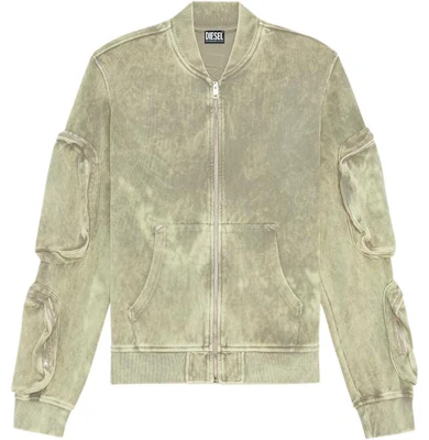 Diesel FW22 棕色多口袋棒球領夾克 A064190BHAC Buy Diesel FW22 棕色多口袋棒球領夾克 A064190BHAC