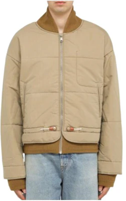 Diesel FW22 Brown Patchwork Zip-Up Stand Collar Jacket A061510AHAA79E Order Diesel FW22 Brown Patchwork Zip-Up Stand Collar Jacket A061510AHAA79E