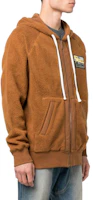 Purchase Diesel FW22 Camel Brown Baju Sejuk Zip Logo Patch A066980GCAB79T