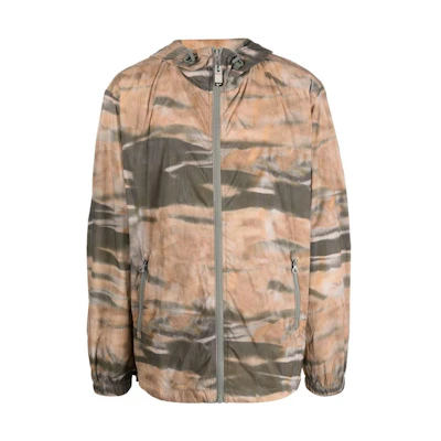 Diesel FW22 Colorblock Camo Hooded Jacket A070160LFAV5DQ