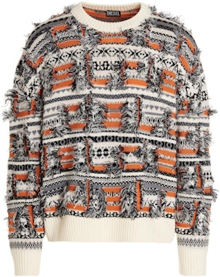 DIESEL FW22 Colorblock Crewneck Pullover Sweater Multicolor. A067340LFAL3CB Order DIESEL FW22 Colorblock Crewneck Pullover Sweater Multicolor. A067340LFAL3CB