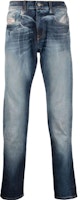 DIESEL FW22 D-Strukt Slim Fit Faded Wash Jeans Men Blue A0355809E1-401 DIESEL FW22 D-Strukt Slim Fit Faded Wash Jeans Men Blue A0355809E1-401