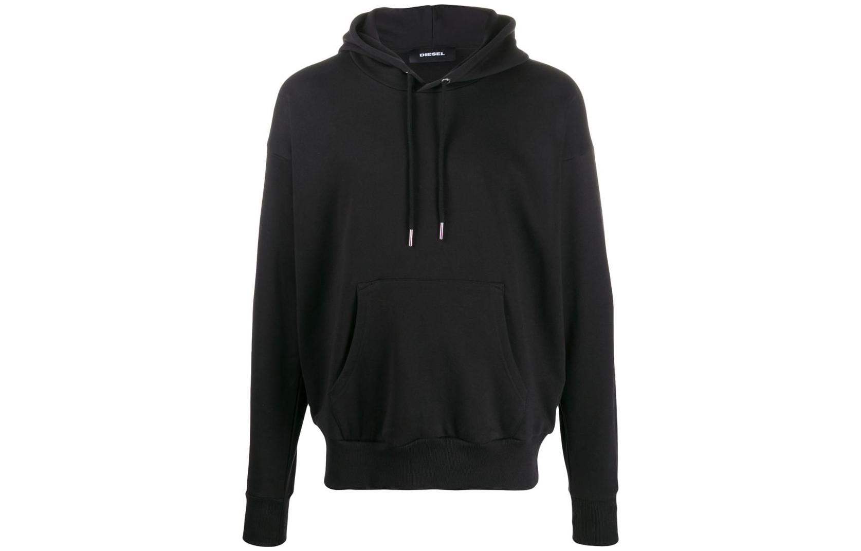 Diesel FW22 Fashionable Comfort Hoodie Black 00SH9M-0BAZC-900