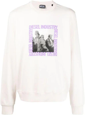 ディーゼル FW22 グラフィックプリント クルーネック スウェット メンズ オフホワイト A068590JFAV141 Buy ディーゼル FW22 グラフィックプリント クルーネック スウェット メンズ オフホワイト A068590JFAV141
