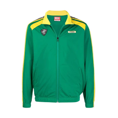 Diesel FW22 Green Colorblock Track Jacket A058200NEAF5JP