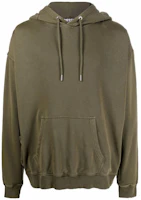 Diesel FW22 Green Hoodie with Solid Color and Pocket Detail A027380WBAP51F Diesel FW22 Green Hoodie with Solid Color and Pocket Detail A027380WBAP51F
