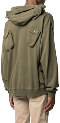 Diesel FW22 綠色連帽衫,純色設計搭配口袋細節 A027380WBAP51F Shop Diesel FW22 綠色連帽衫,純色設計搭配口袋細節 A027380WBAP51F