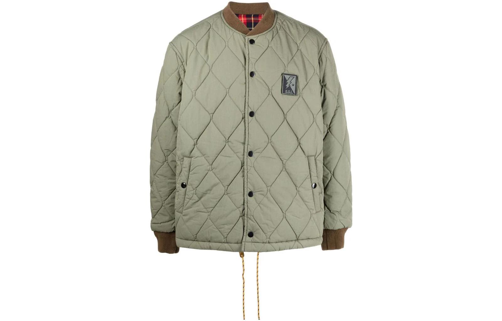 Diesel FW22 Green Reversible Quilted Jacket A030180IDAI5FX