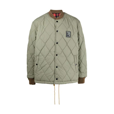 Diesel FW22 Green Reversible Quilted Jacket A030180IDAI5FX