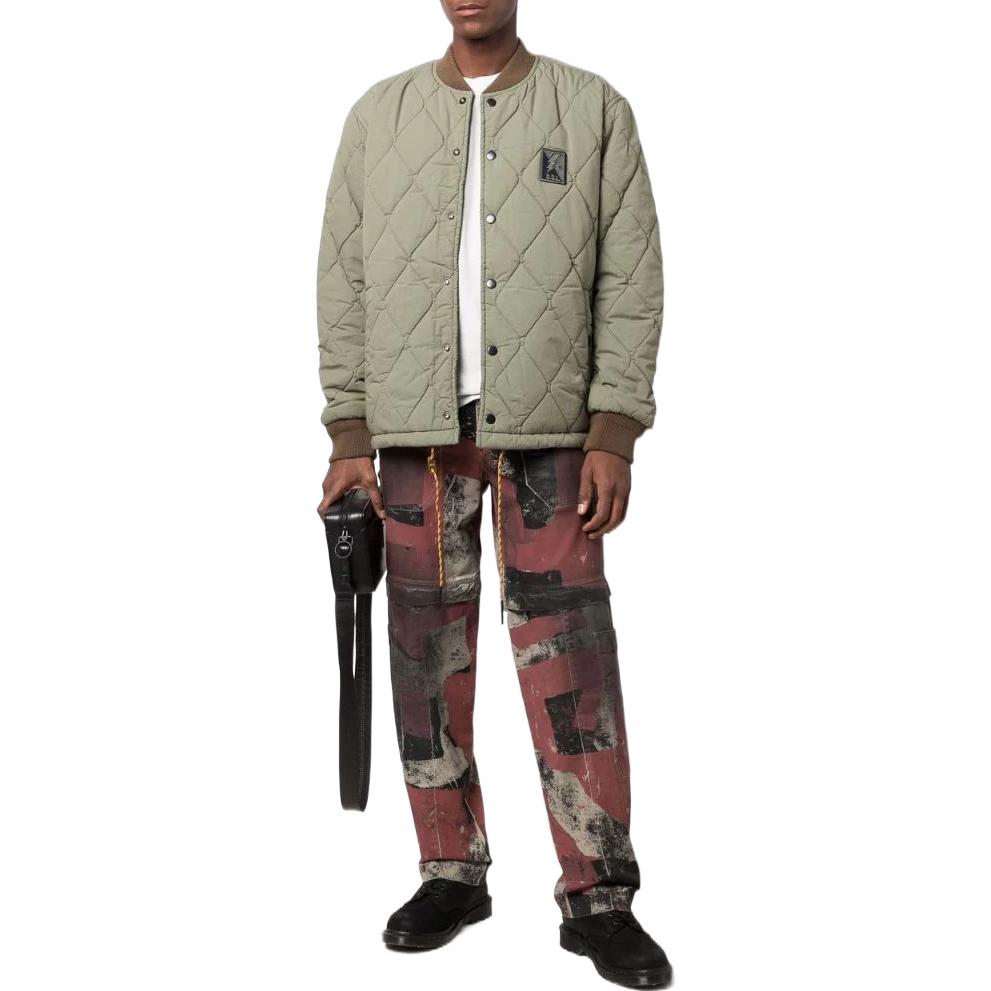 Diesel FW22 Green Reversible Quilted Jacket A030180IDAI5FX 圖 3