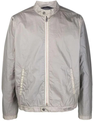 Diesel FW22 灰色纯色拉链机车夹克 A053660DLAE9BW Buy Diesel FW22 灰色纯色拉链机车夹克 A053660DLAE9BW