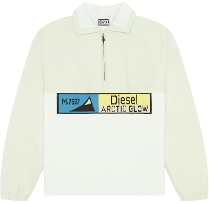Diesel FW22 半拉鍊LOGO圖案長袖外套 白色 A067960JKKG-9CR Buy Diesel FW22 半拉鍊LOGO圖案長袖外套 白色 A067960JKKG-9CR