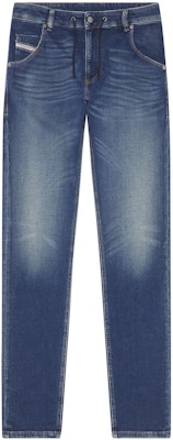 DIESEL FW22 Krooley 藍色低腰寬鬆直筒牛仔褲 A01897068AZ-01 Order DIESEL FW22 Krooley 藍色低腰寬鬆直筒牛仔褲 A01897068AZ-01