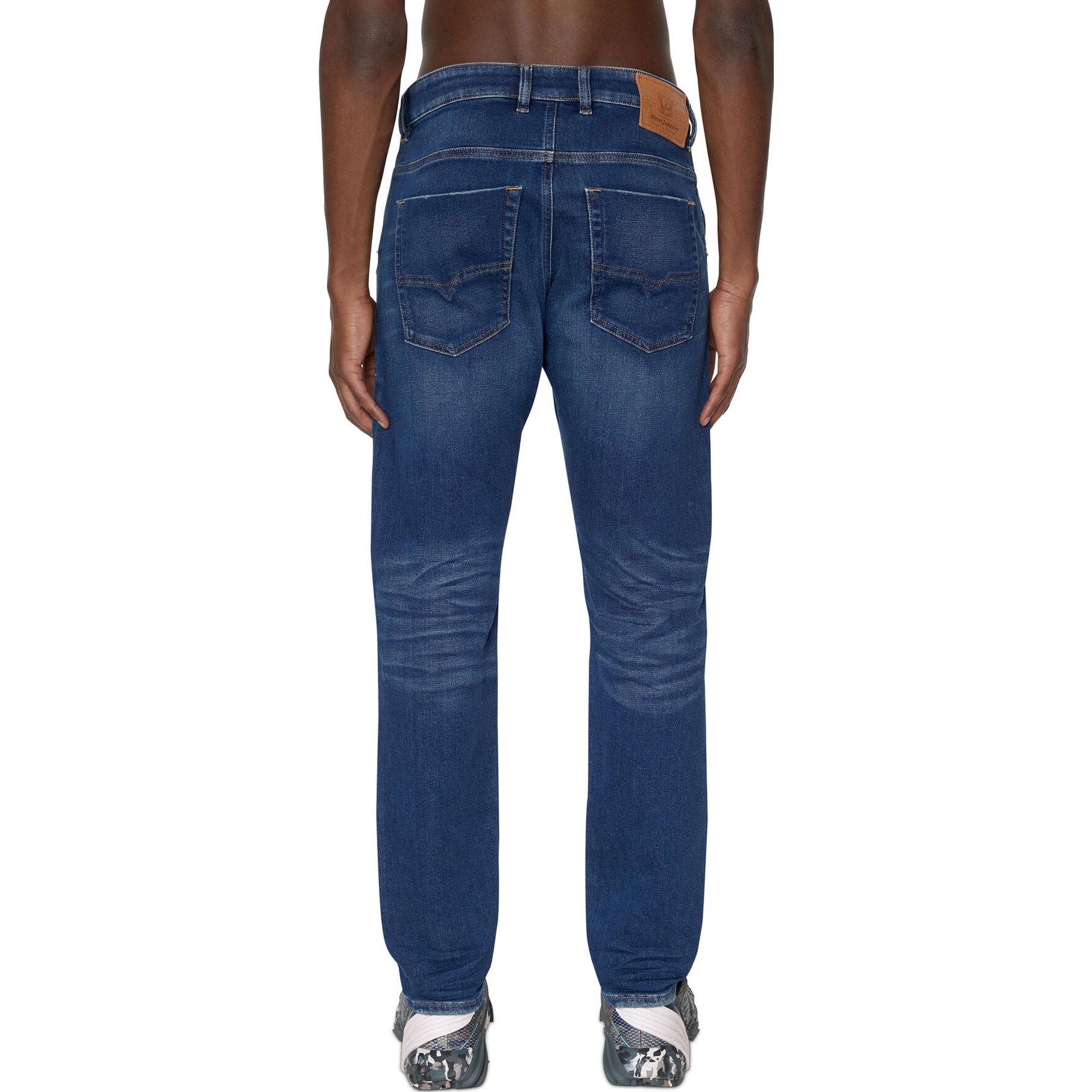 Purchase DIESEL FW22 Krooley 藍色低腰寬鬆直筒牛仔褲 A01897068AZ-01