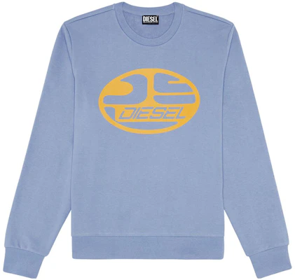 Diesel FW22 淺藍色長袖Logo印花衛衣 A064940HAYT8HQ Buy Diesel FW22 淺藍色長袖Logo印花衛衣 A064940HAYT8HQ